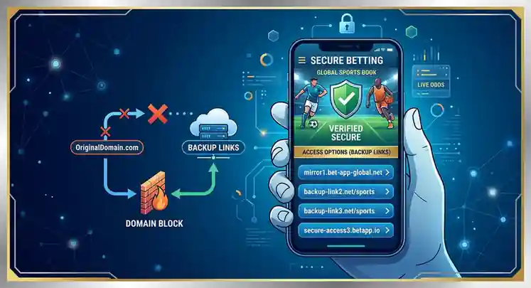 Cách dùng link dự phòng và tải app khi bị chặn domain